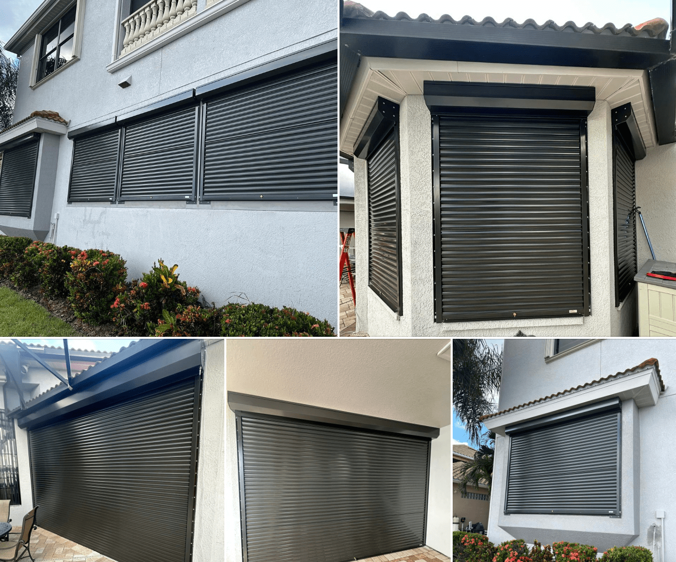 manual aluminum rolldown shutters in north port fl